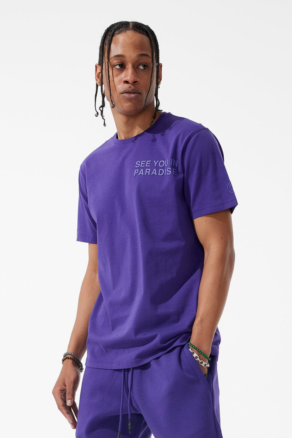 Jordan Craig Paradise Tonal T-Shirt Purple / S