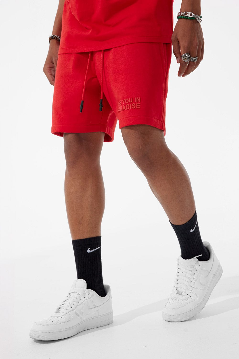 Jordan Craig Retro - Paradise Tonal Shorts (Red) S / Red