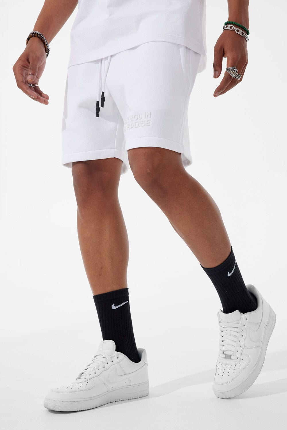 Jordan Craig Retro - Paradise Tonal Shorts White / S