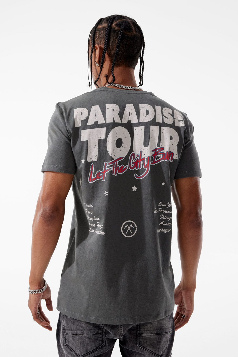 Jordan Craig Paradise Tour T-Shirt (Charcoal)