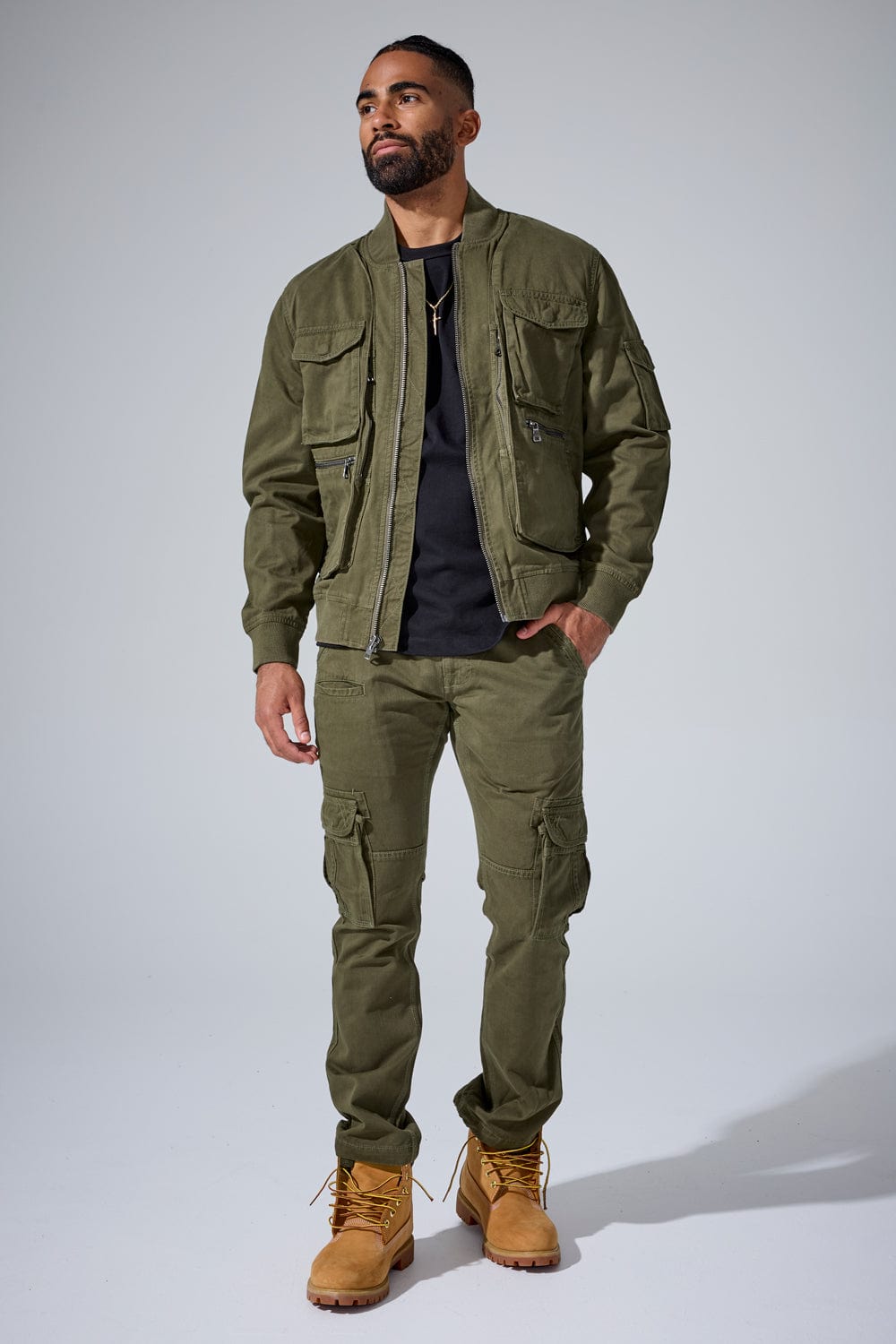 Mercenary Bomber Jacket (Army Green)