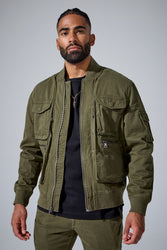 Mercenary Bomber Jacket (Army Green)
