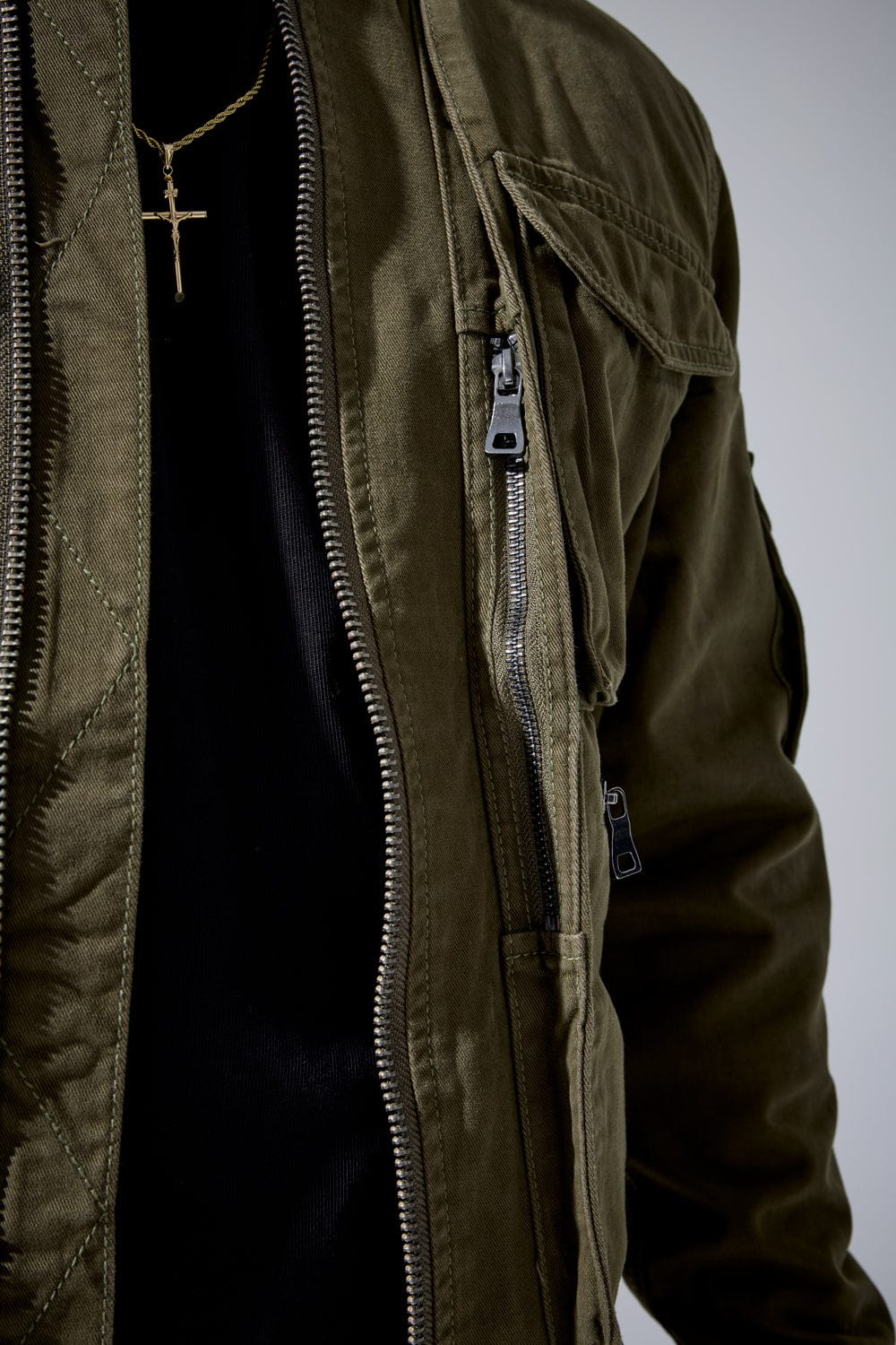 Jordan Craig Mercenary Bomber Jacket (Army Green)