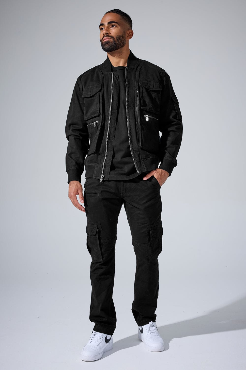 Xavier - OG Cargo Pants (Black)