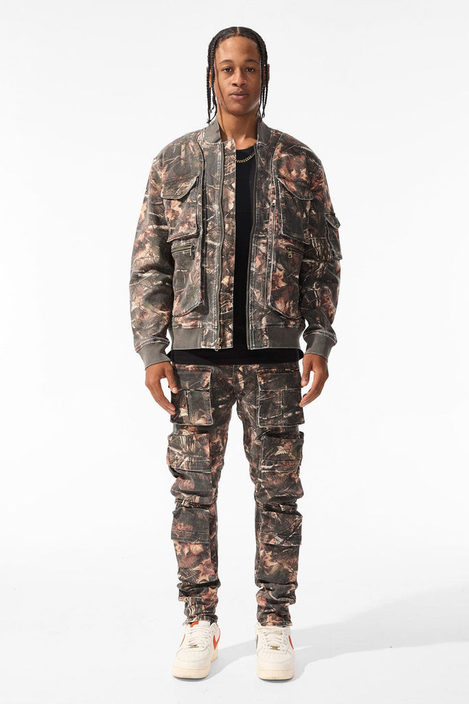 Jordan Craig Camo Mercenary Bomber Jacket (Timber Shade)