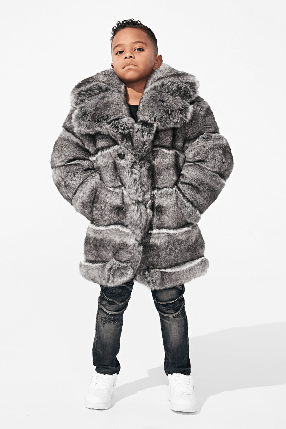 Kids Don Juan Fur Coat (Chinchilla)