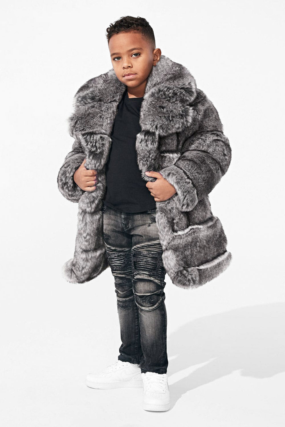 Kids Don Juan Fur Coat (Chinchilla)