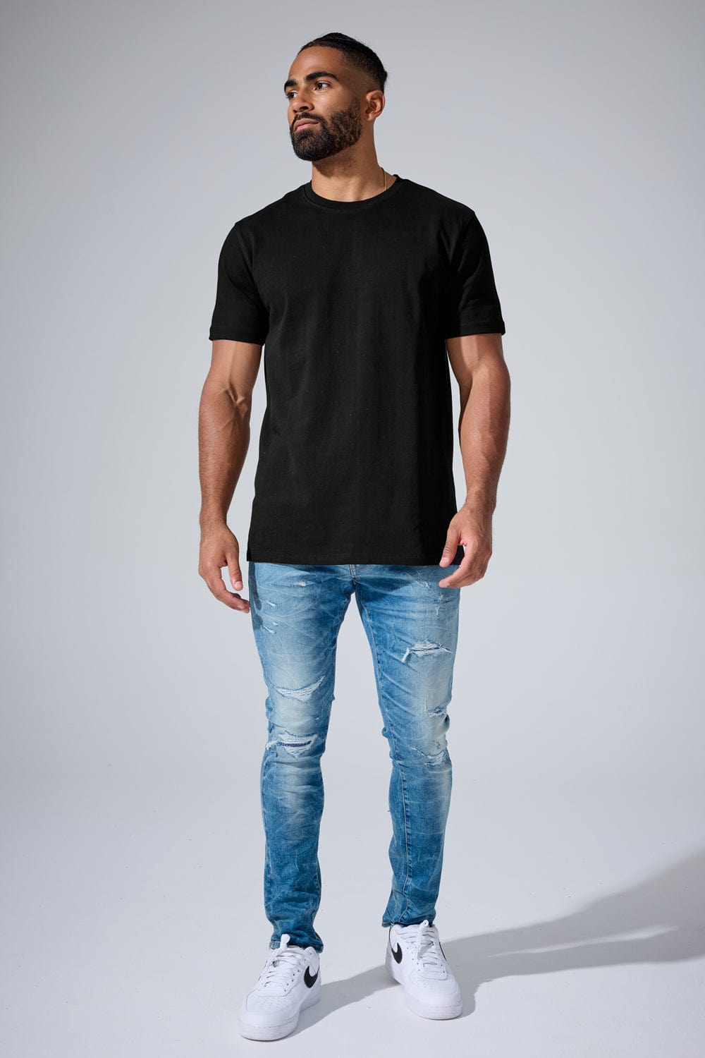 Jordan Craig Heavyweight Crewneck T-Shirt 3 Pack (Black)