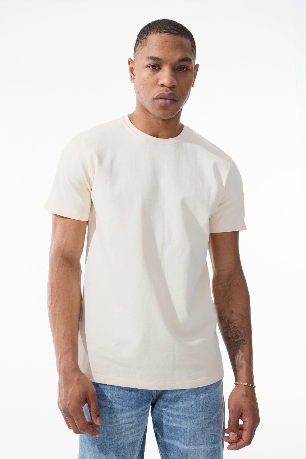 Jordan Craig Heavyweight Crewneck T-Shirt Cream / S