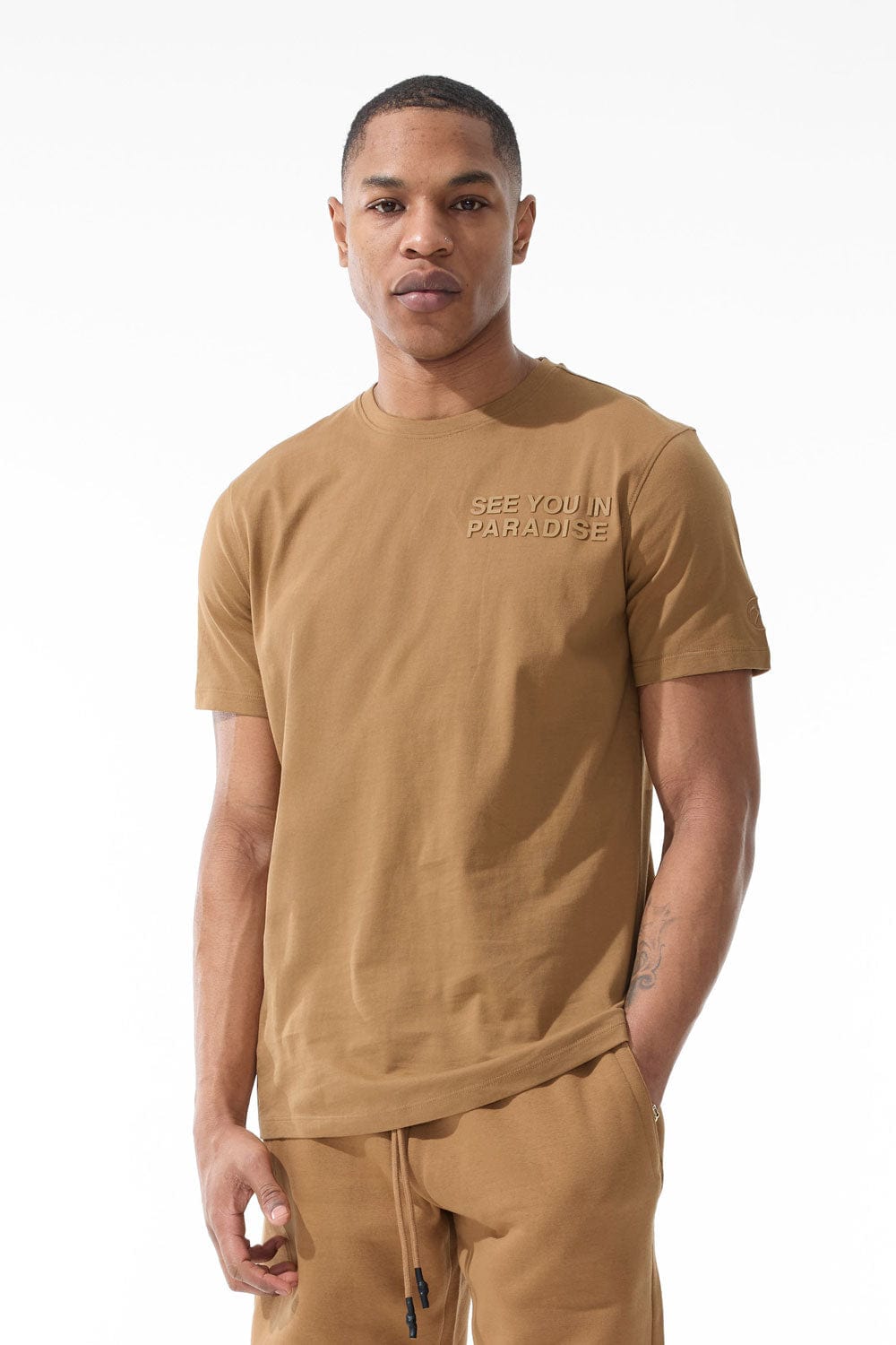 Jordan Craig Paradise Tonal T-Shirt Mocha / S