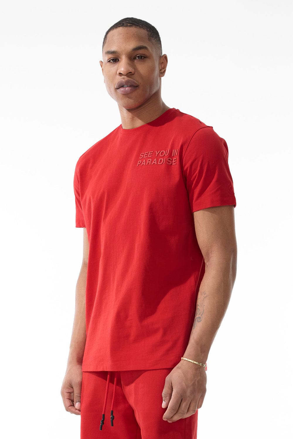 Jordan Craig Paradise Tonal T-Shirt Red / S