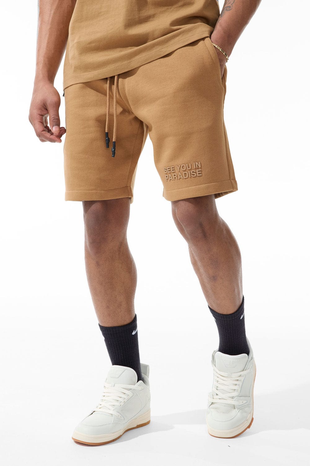 Jordan Craig Retro - Paradise Tonal Shorts Mocha / S