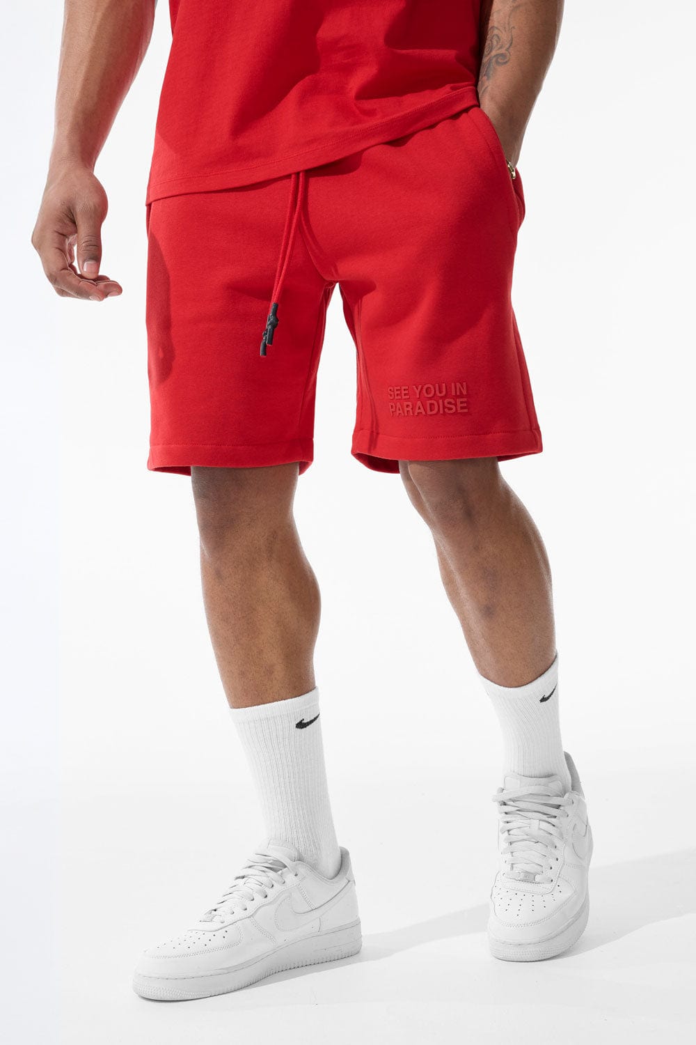 Jordan Craig Retro - Paradise Tonal Shorts Red / S