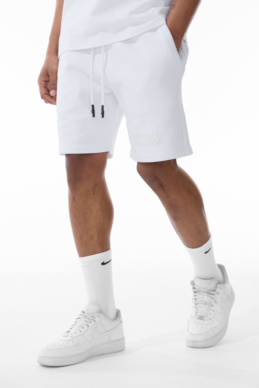 Jordan Craig Retro - Paradise Tonal Shorts White / S