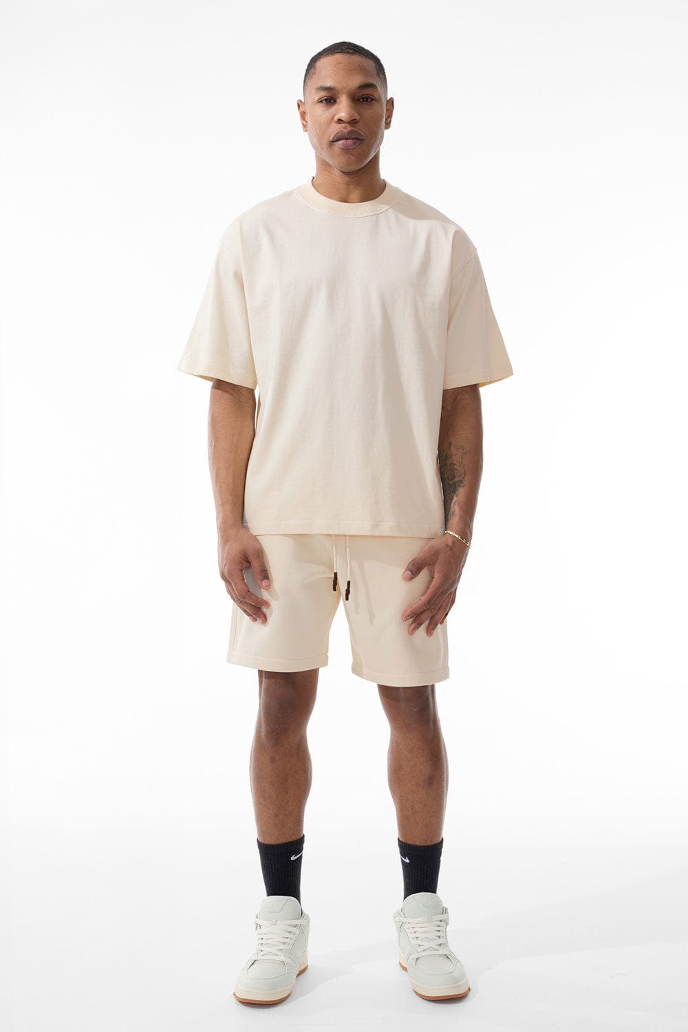 Jordan Craig Burbank Cropped Boxy T-Shirt