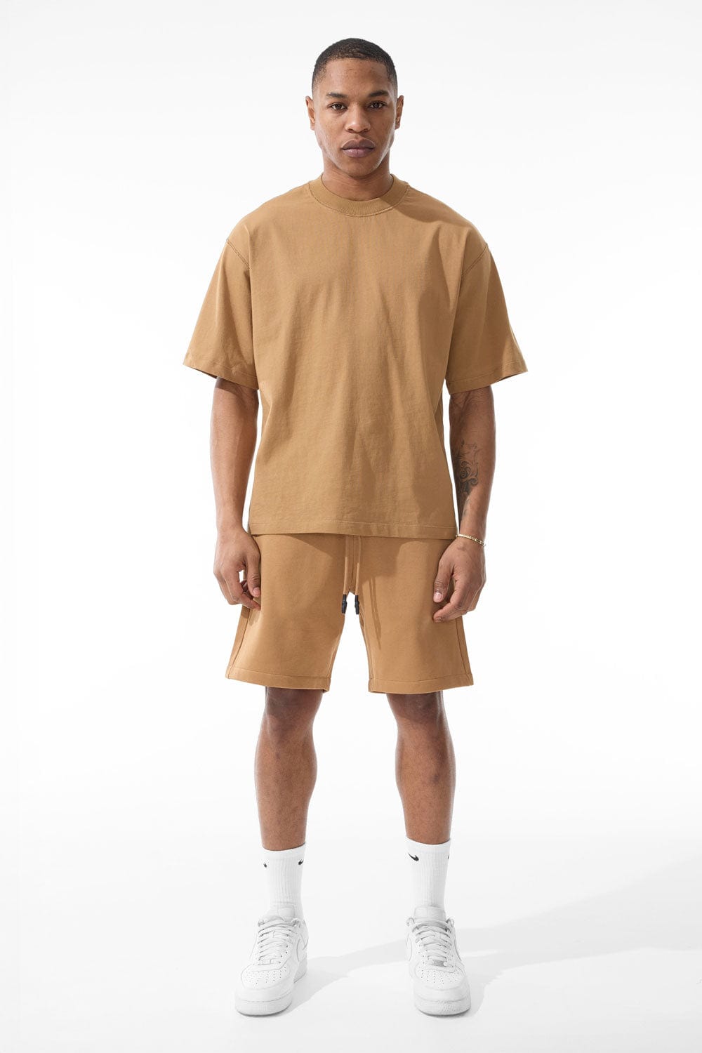 Jordan Craig Burbank Cropped Boxy T-Shirt