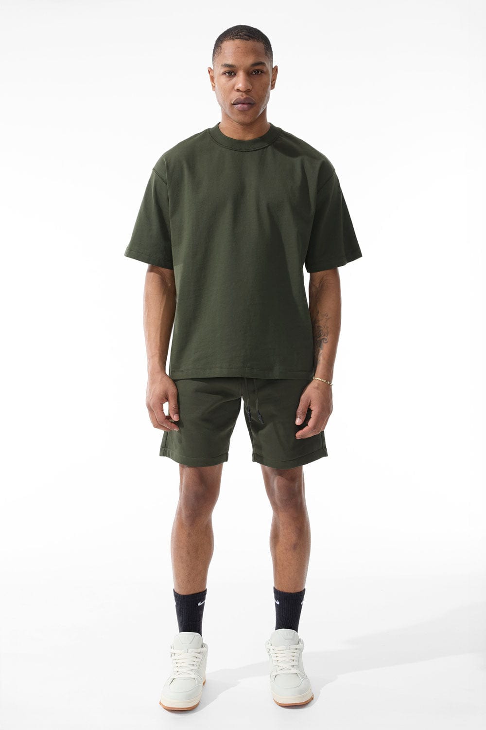 Jordan Craig Burbank Cropped Boxy T-Shirt