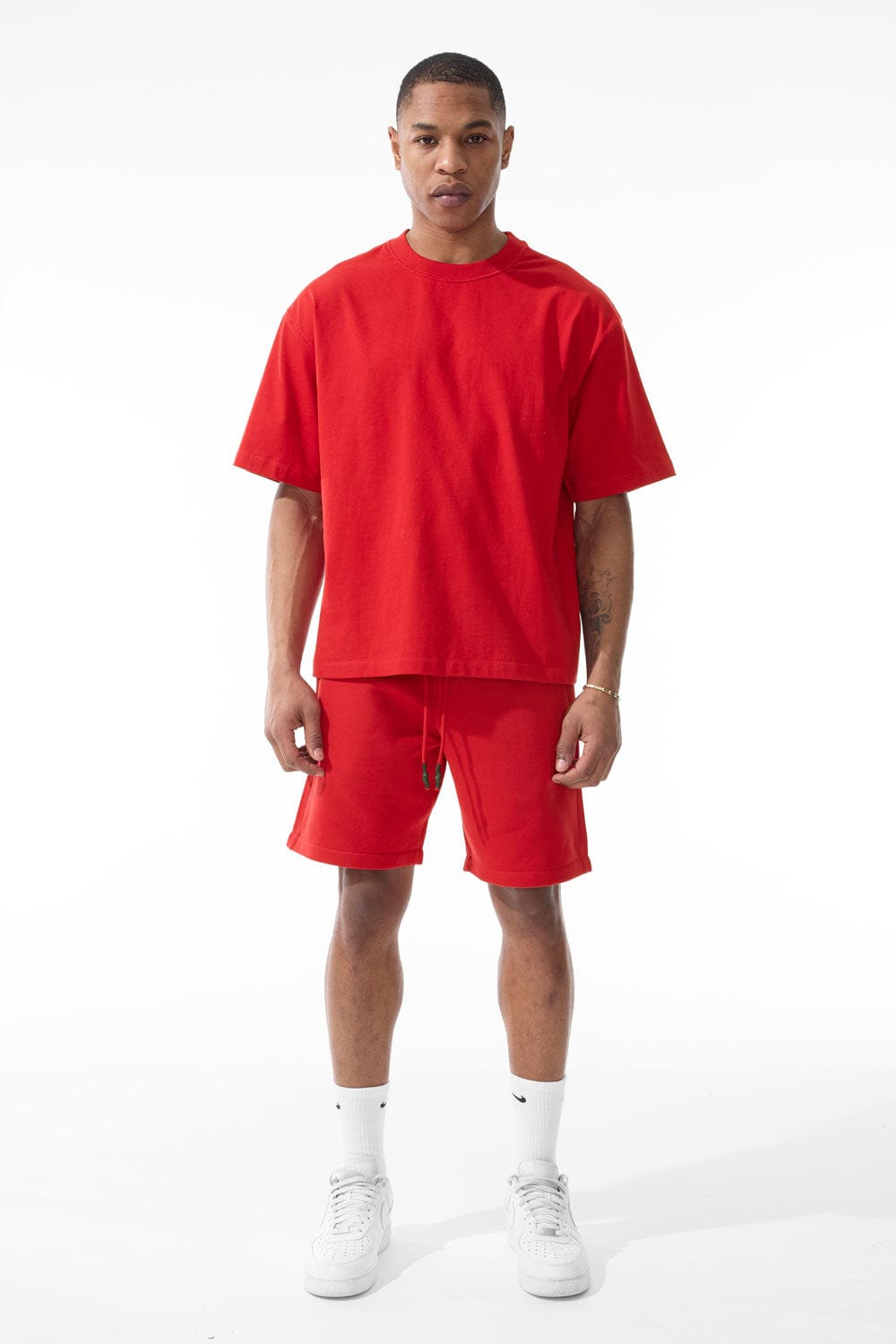 Jordan Craig Burbank Cropped Boxy T-Shirt