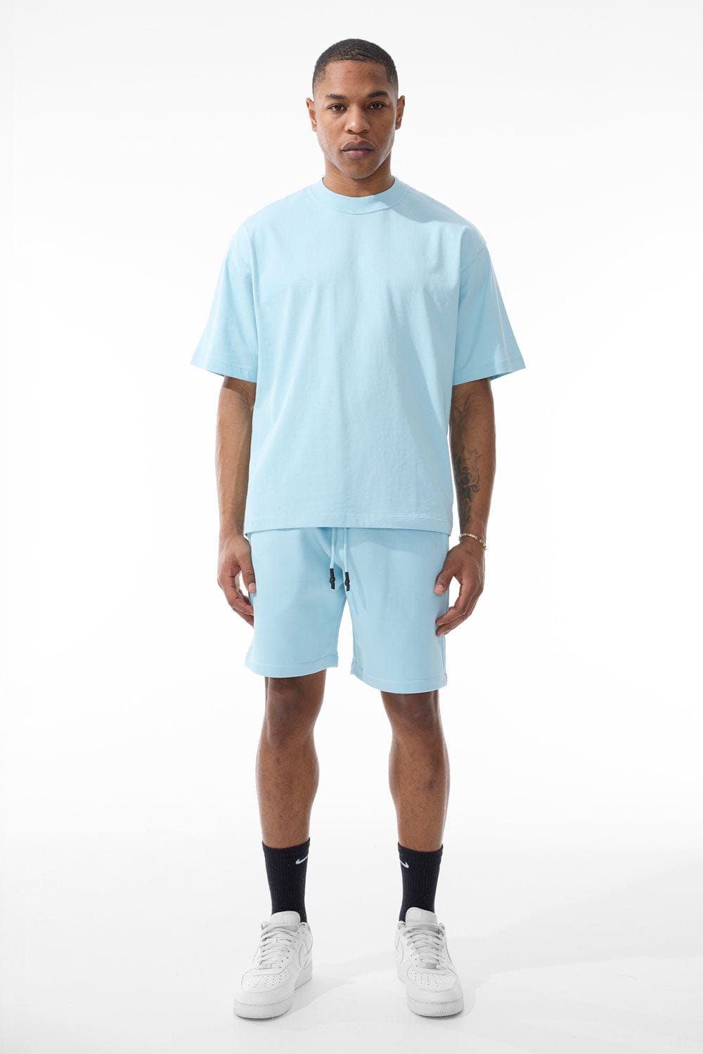 Jordan Craig Burbank Cropped Boxy T-Shirt