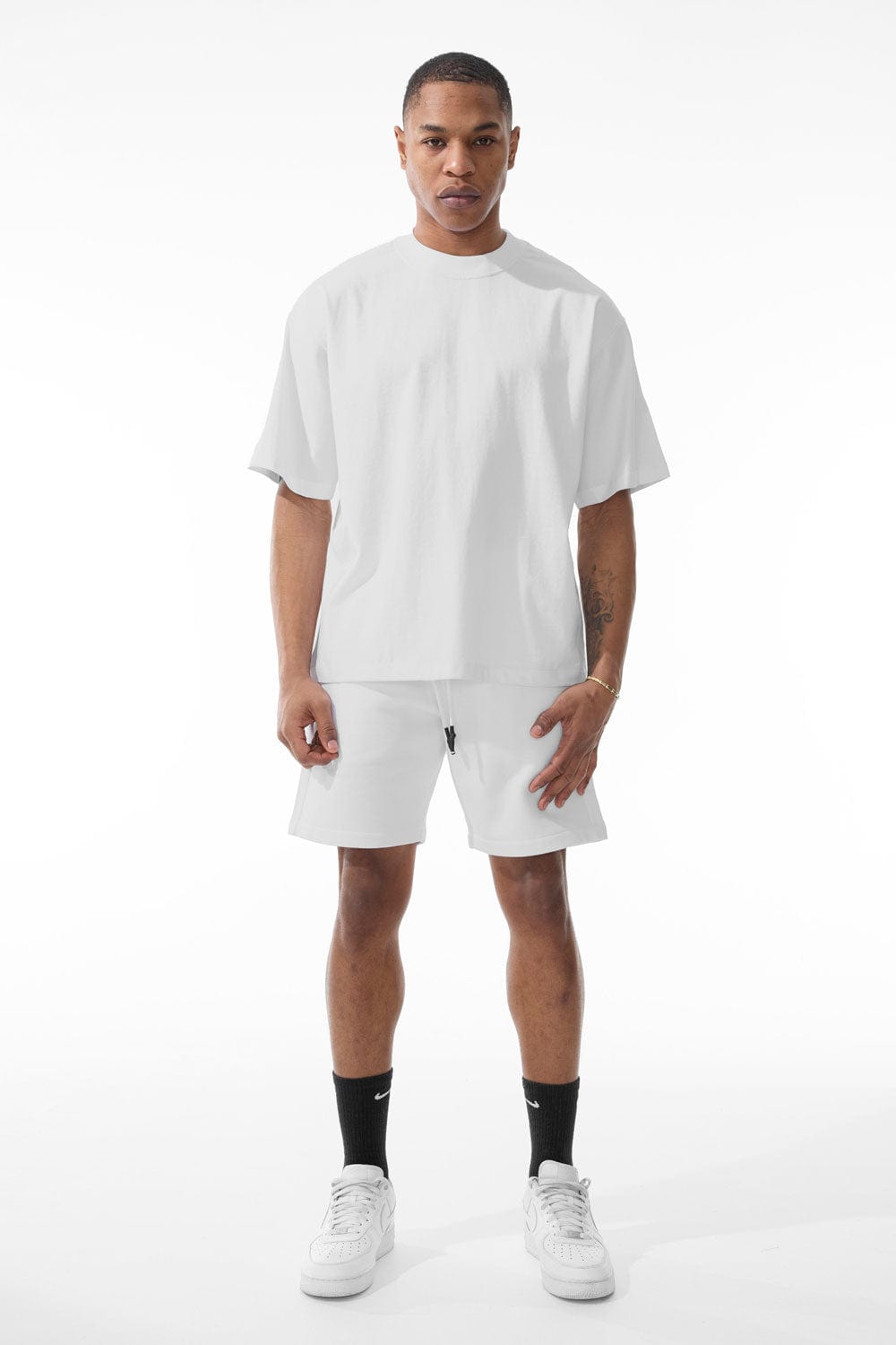 Jordan Craig Burbank Cropped Boxy T-Shirt