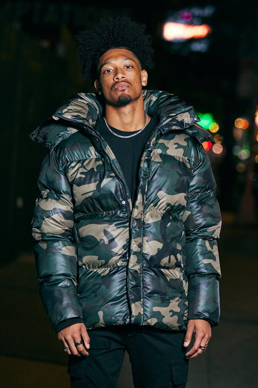 Jordan Craig Astoria Camo Bubble Jacket Sample - Size Large (Anniversary Auction)