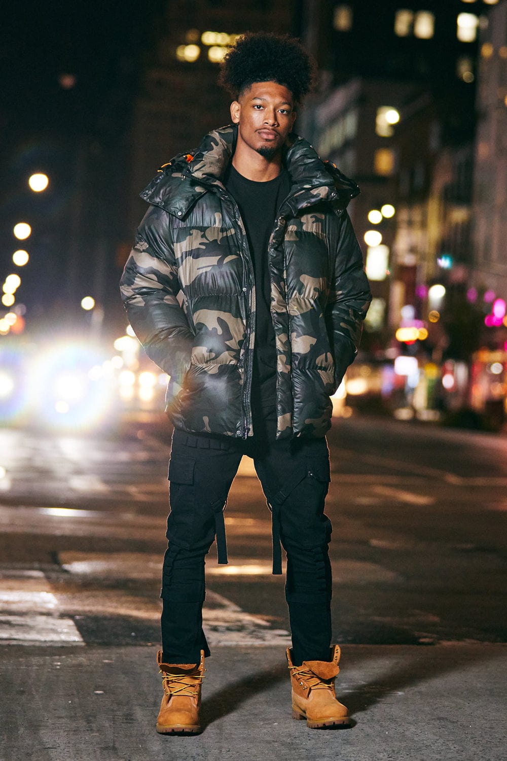 Jordan Craig Astoria Camo Bubble Jacket Sample - Size Large (Anniversary Auction)