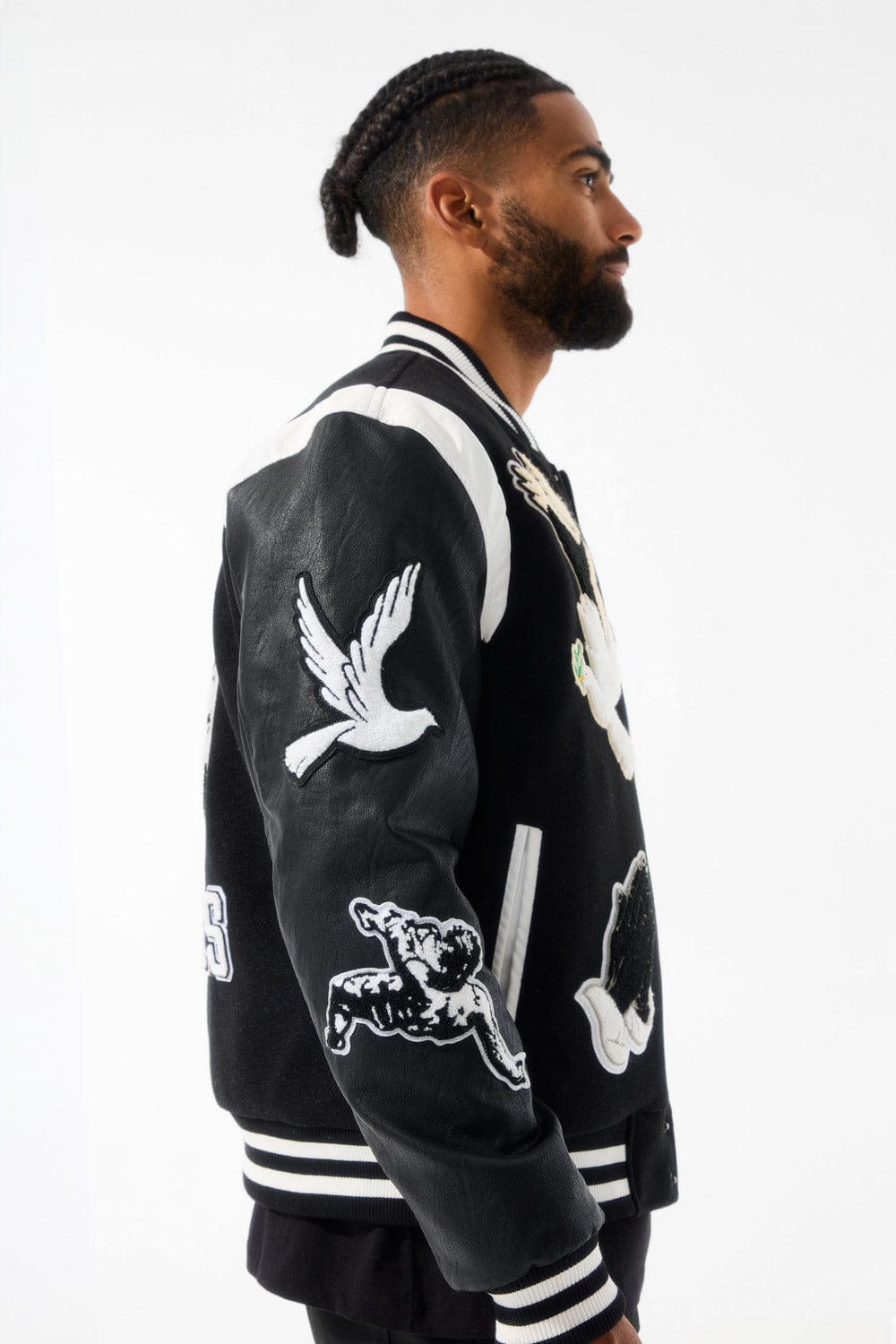 Jordan Craig Fallen Angels Varsity Jacket (Black)