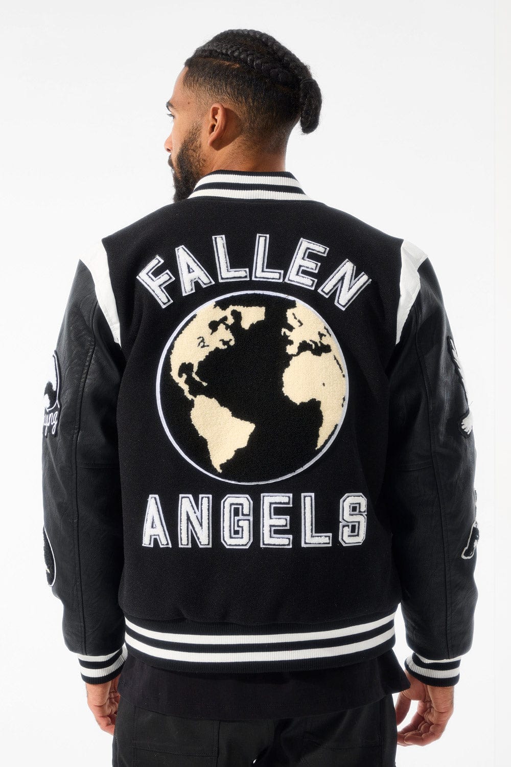 Jordan Craig Fallen Angels Varsity Jacket (Black)