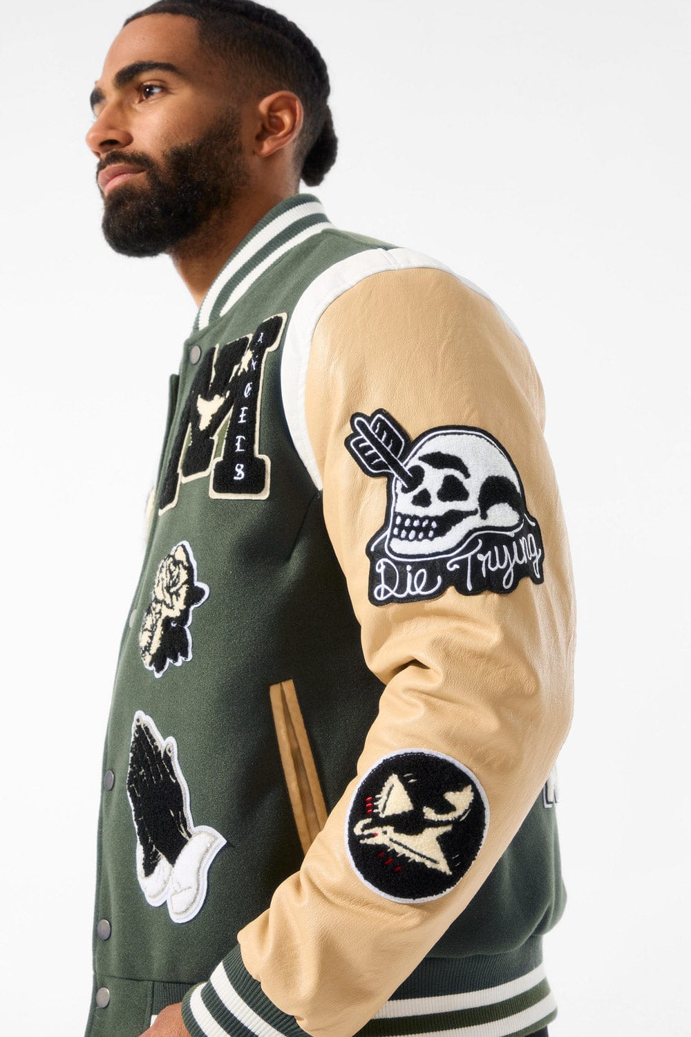 Jordan Craig Fallen Angels Varsity Jacket (Pine)