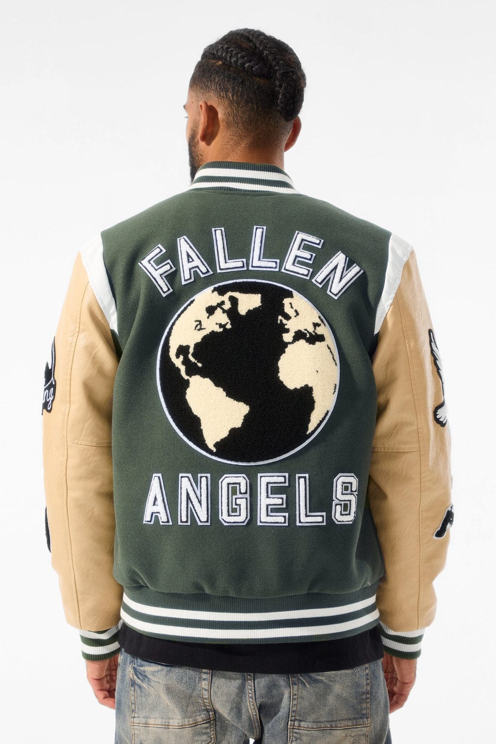 Jordan Craig Fallen Angels Varsity Jacket (Pine)