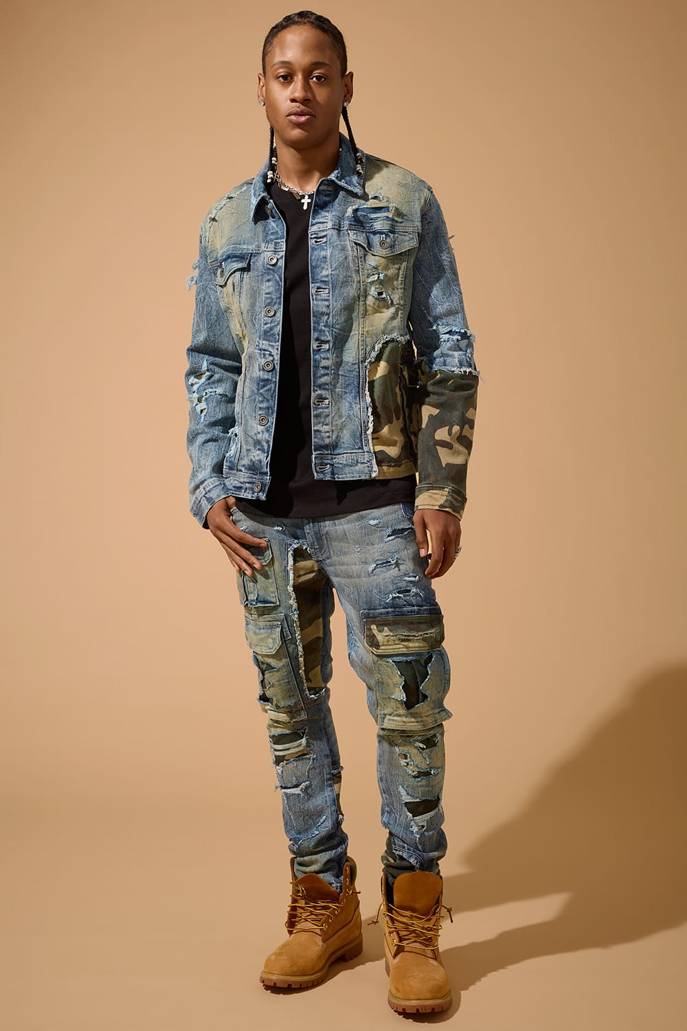 Jordan Craig Devotion Denim Trucker Jacket (Woodland)