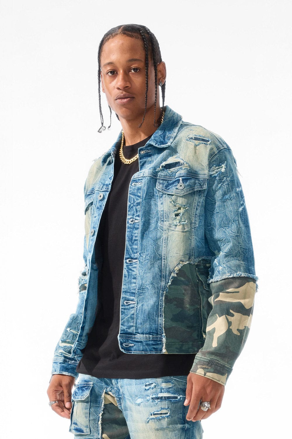 Jordan Craig Devotion Denim Trucker Jacket (Woodland)