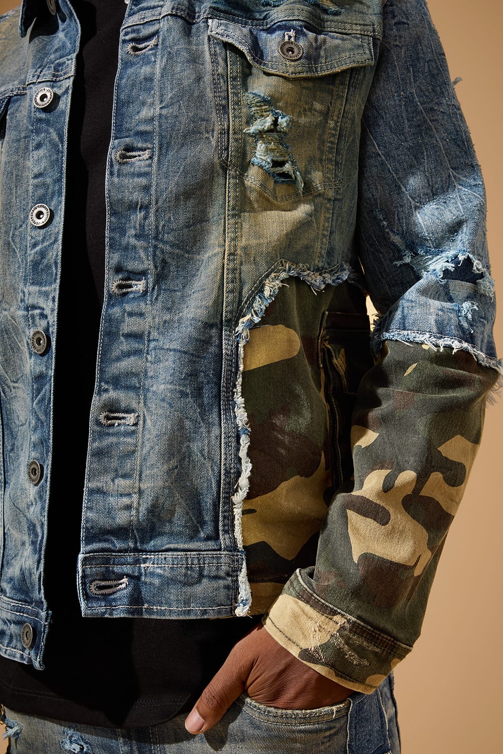 Jordan Craig Devotion Denim Trucker Jacket (Woodland)