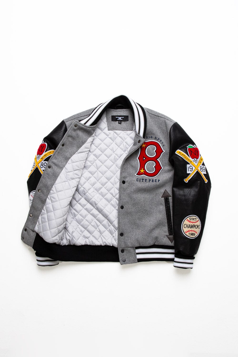 JC Big Men Big Men's Big Apple Varsity Jacket Sample - Size 4XL (Anniversary Auction)