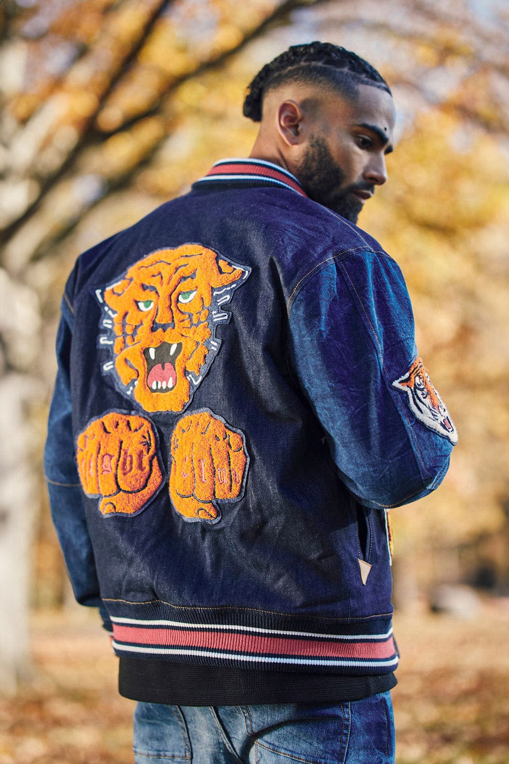 Tiger sales varsity jacket