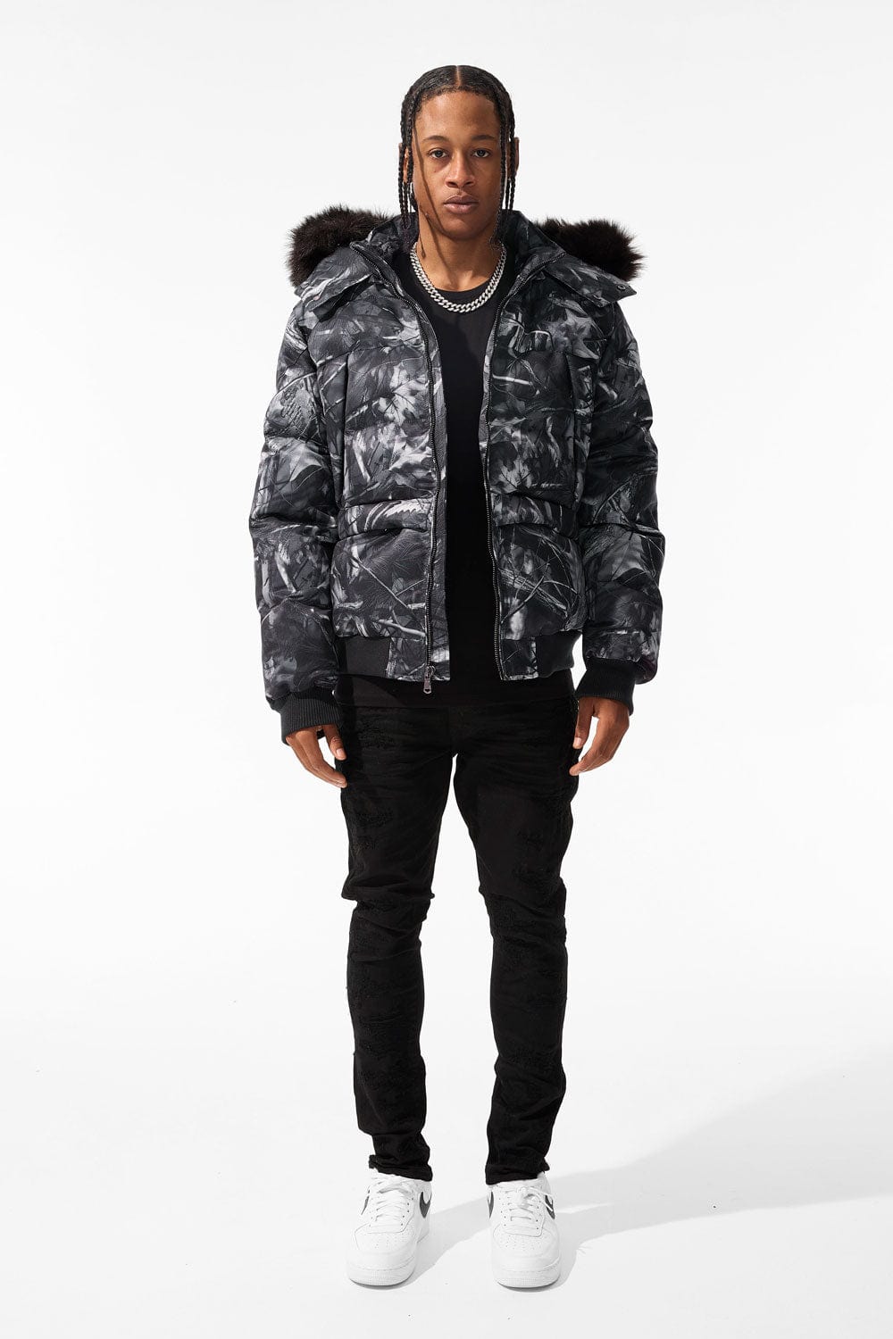 Jordan Craig Cross Bay Bomber Jacket (Real Tree Black)