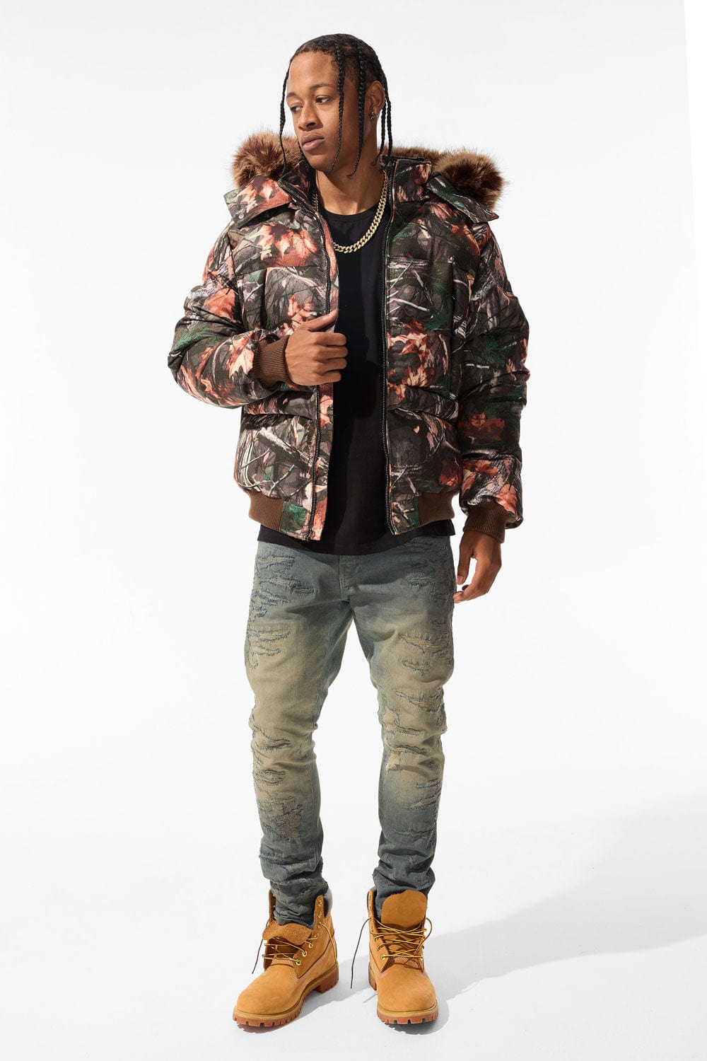 Jordan Craig Cross Bay Bomber Jacket (Real Tree)