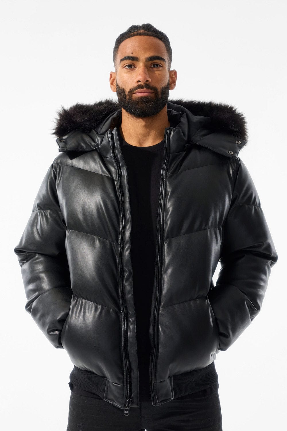 Jordan Craig Thriller Puffer Jacket (Black) S / Black