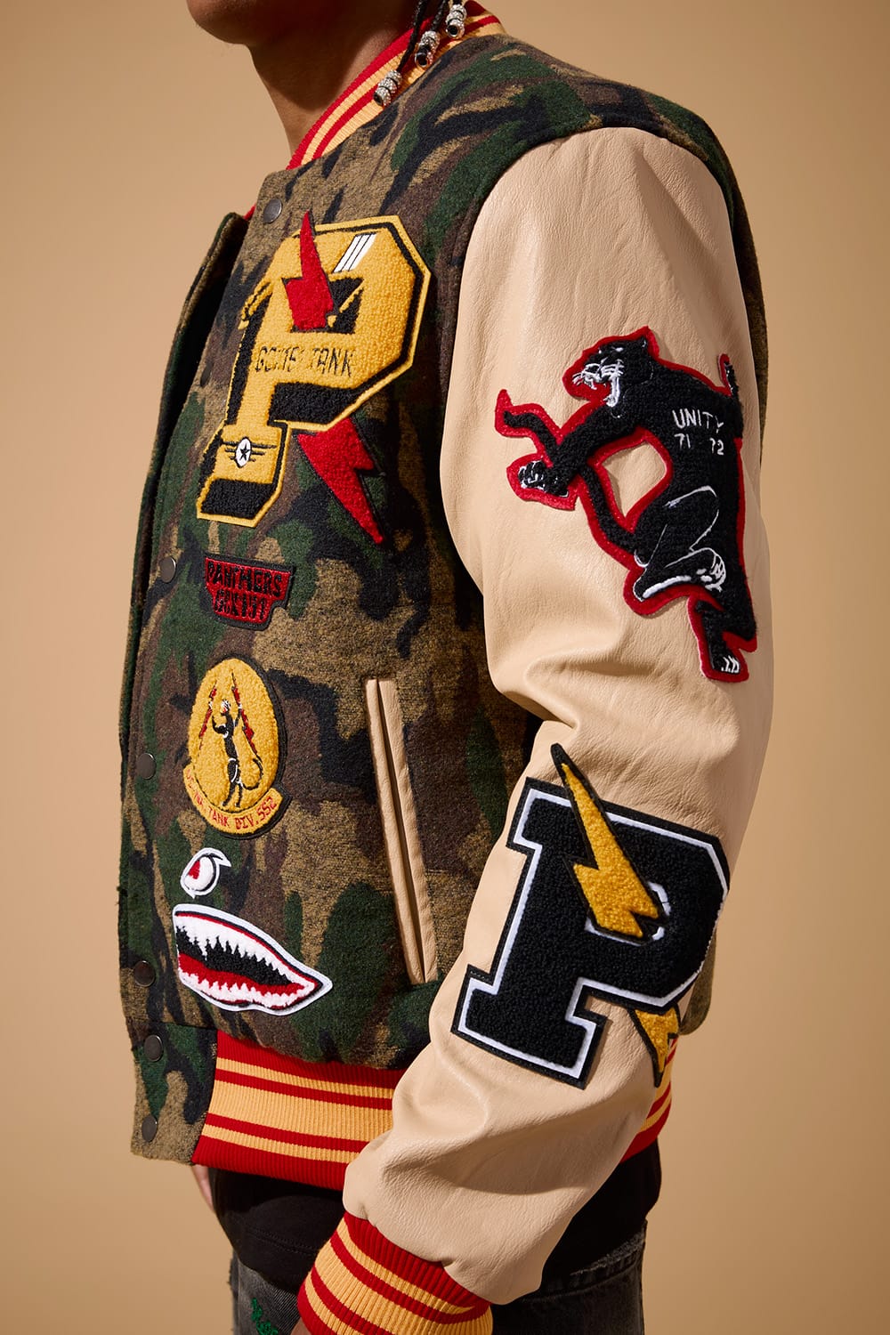 Jordan Craig Hellcat Varsity Jacket (Vintage Camo)