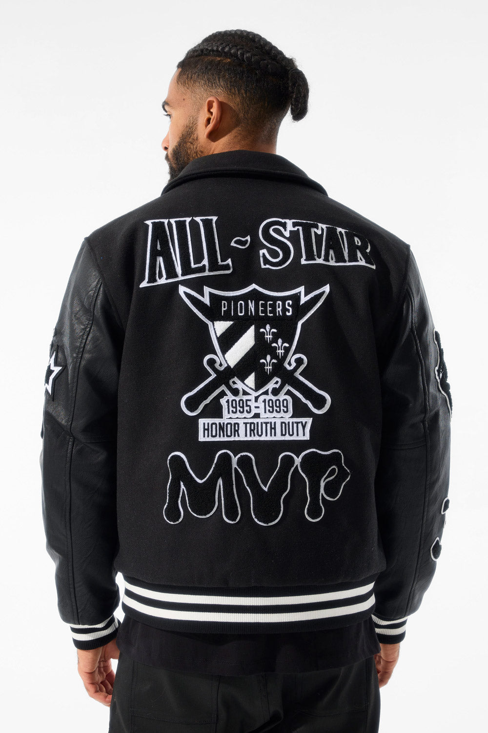 Pioneers Varsity Jacket (Black)