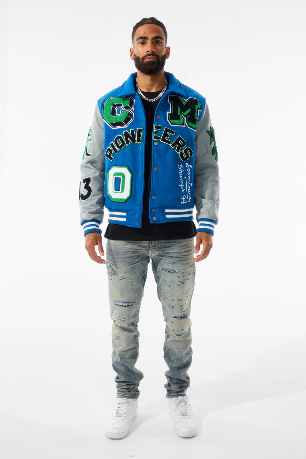 Pioneers Varsity Jacket (Royal)