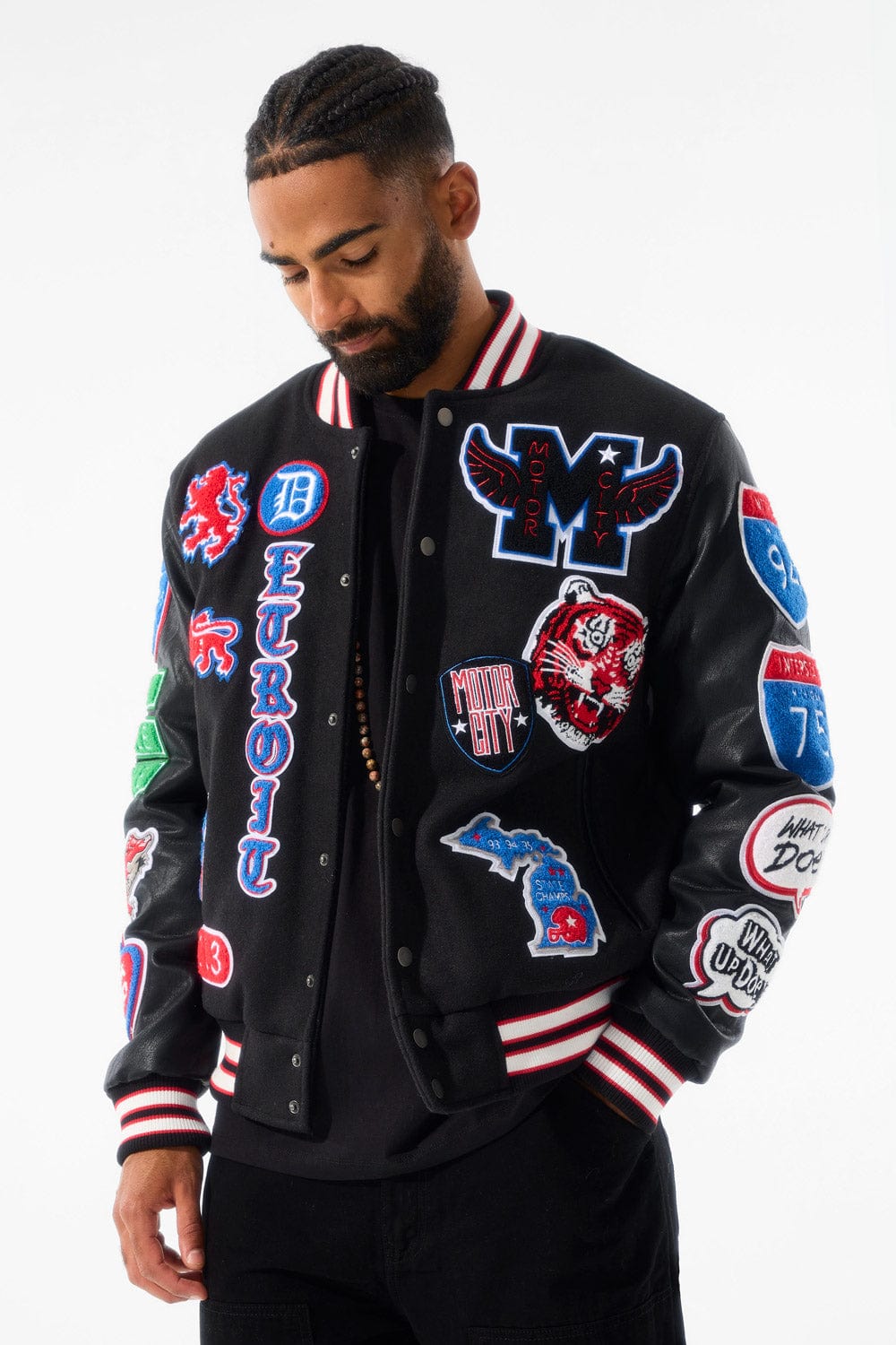 Jordan Craig Motown Varsity Jacket (Piston) S / Piston