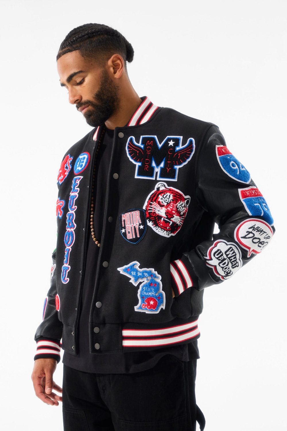 Jordan Craig Motown Varsity Jacket (Piston)