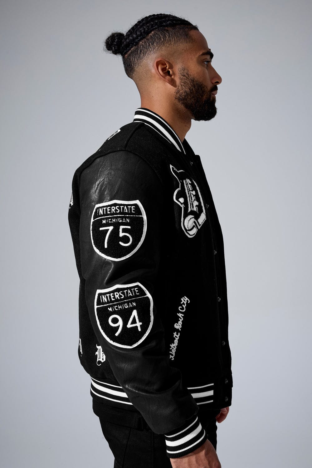 Jordan Craig 313 Varsity Jacket (Black)