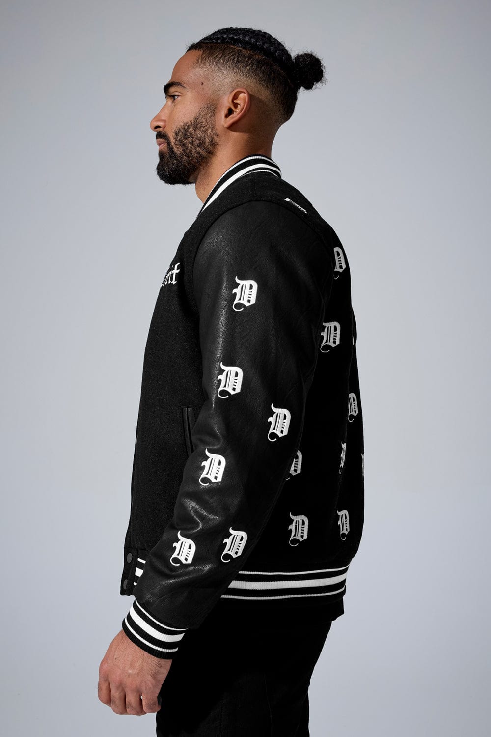 Jordan Craig 313 Varsity Jacket (Black)
