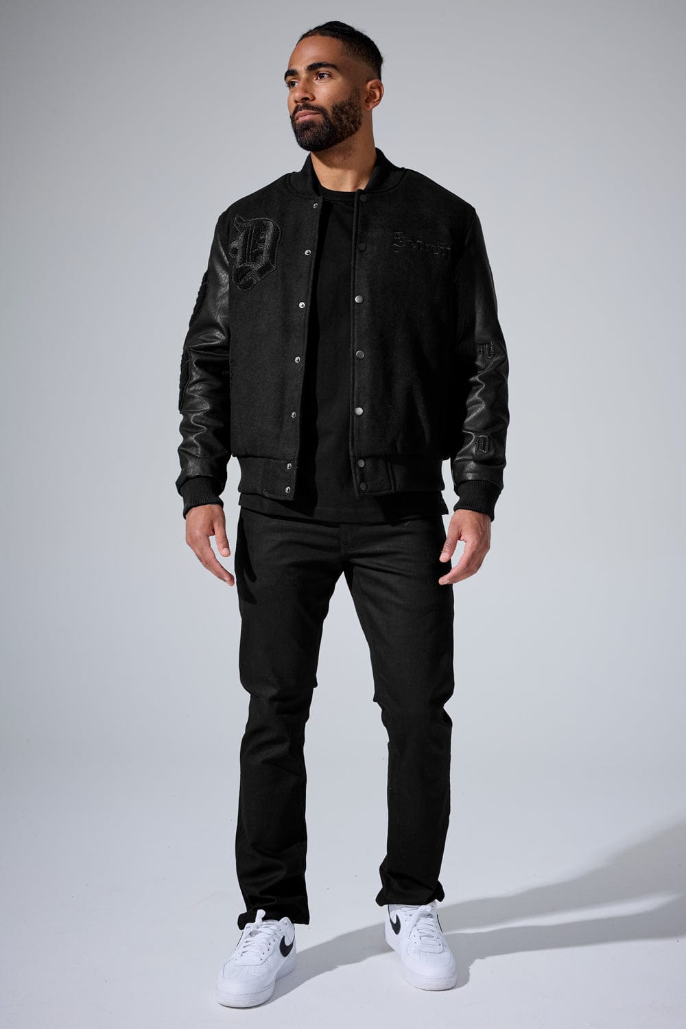 Jordan Craig 313 Varsity Jacket (Blackout)