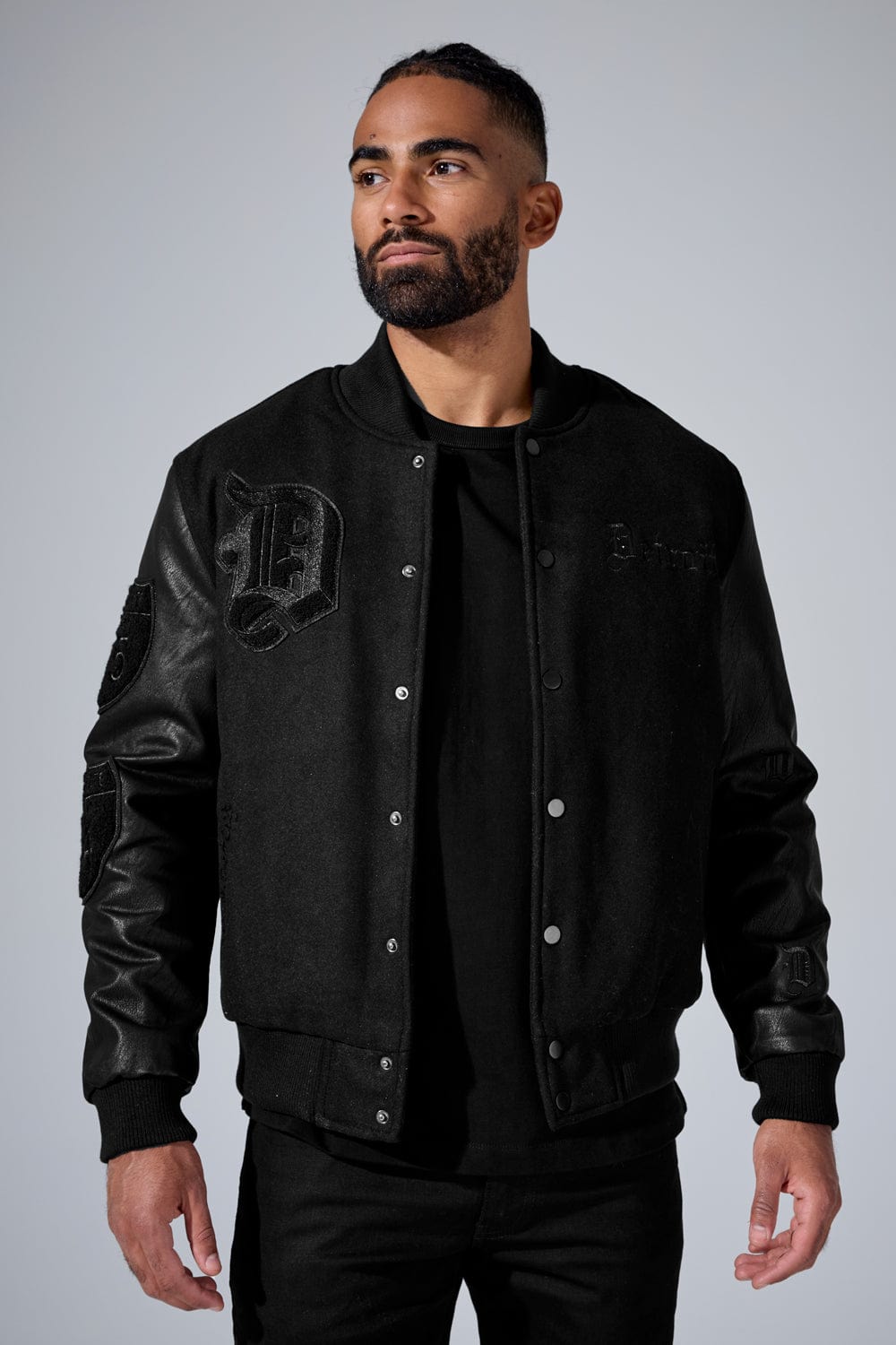 Jordan Craig 313 Varsity Jacket (Blackout) S / Blackout