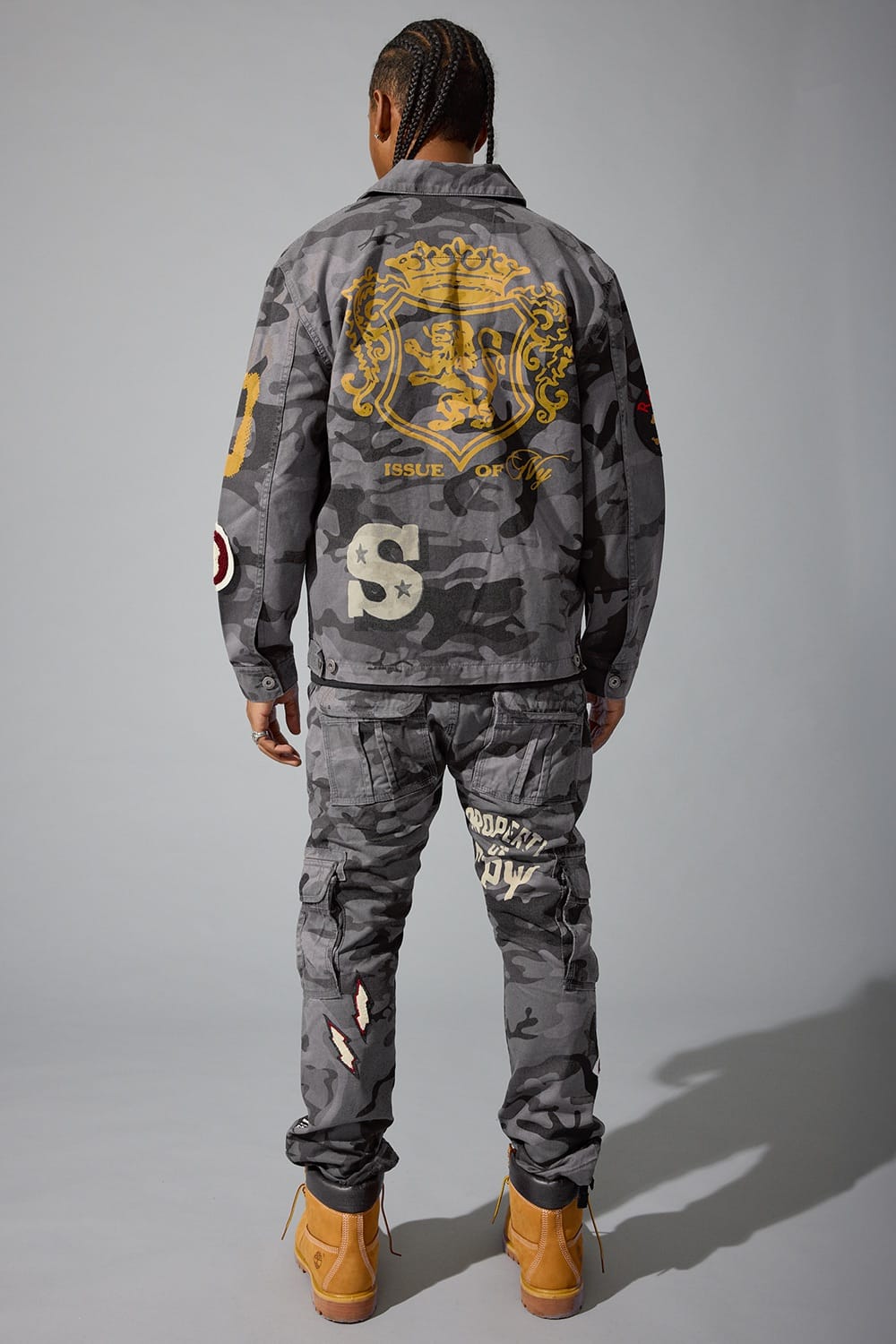 Battalion Work Jacket (Black Camo)