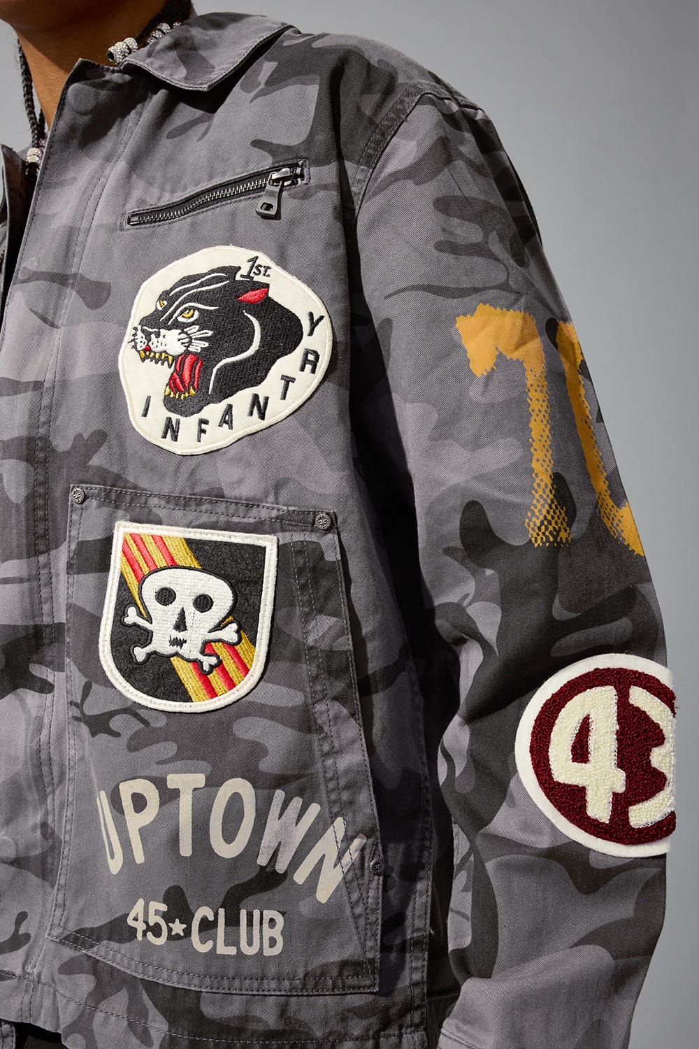 Battalion Work Jacket (Black Camo)
