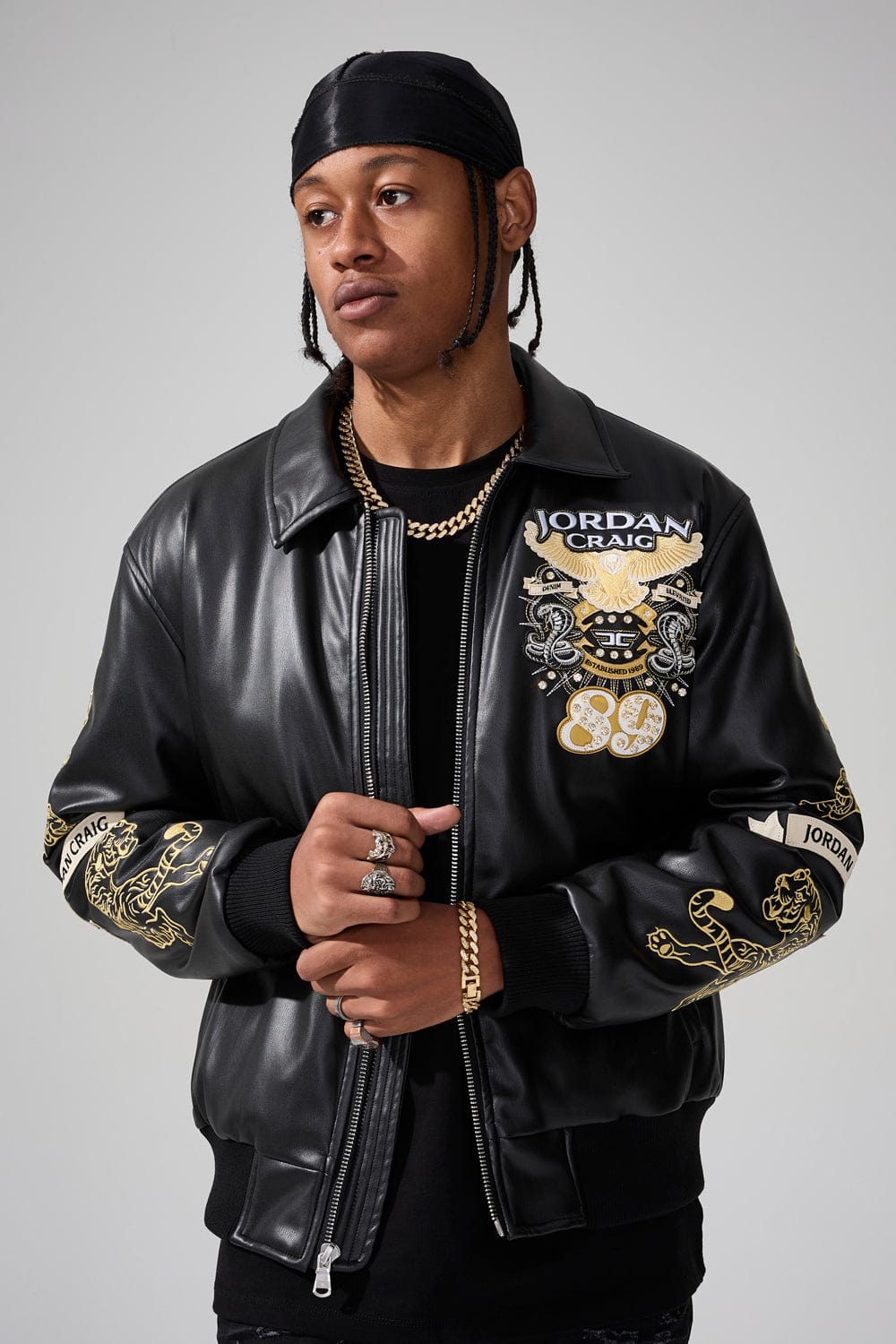 Jordan Craig 89' Til Infinity Bomber Jacket (Black) S / Black